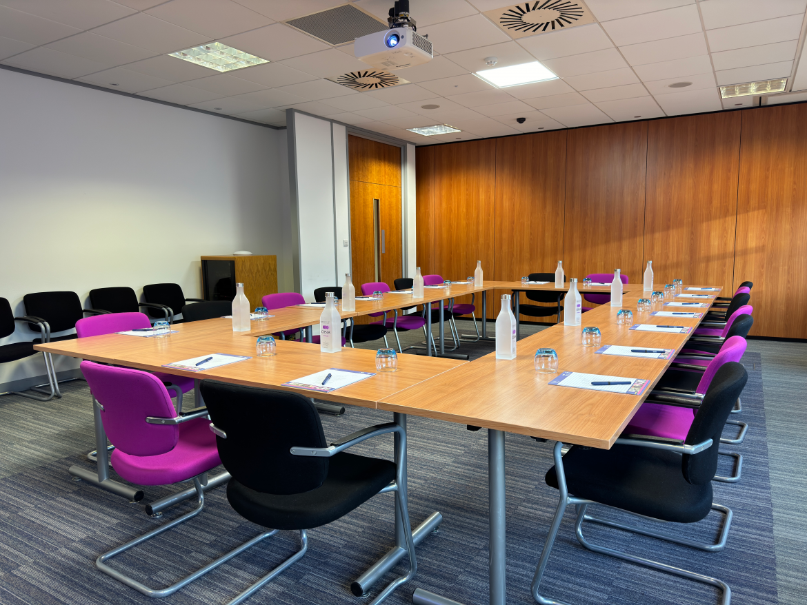 The Burns I Suite in the COSLA Conference Centre in a boardroom style.