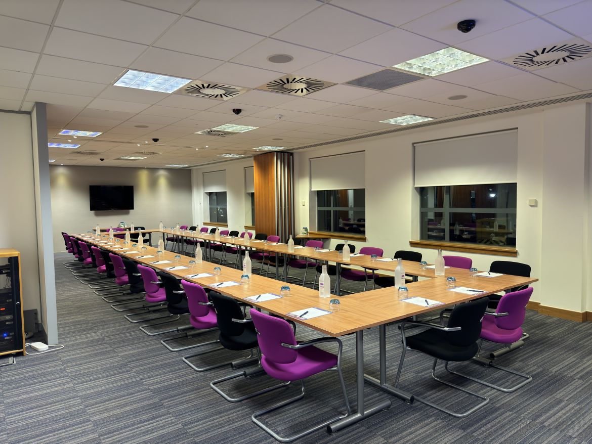 The Scott Suite in the COSLA Conference Centre in a boardroom style.